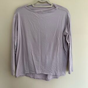 Lululemon Top No Size Light Purple 3/4 Sleeve